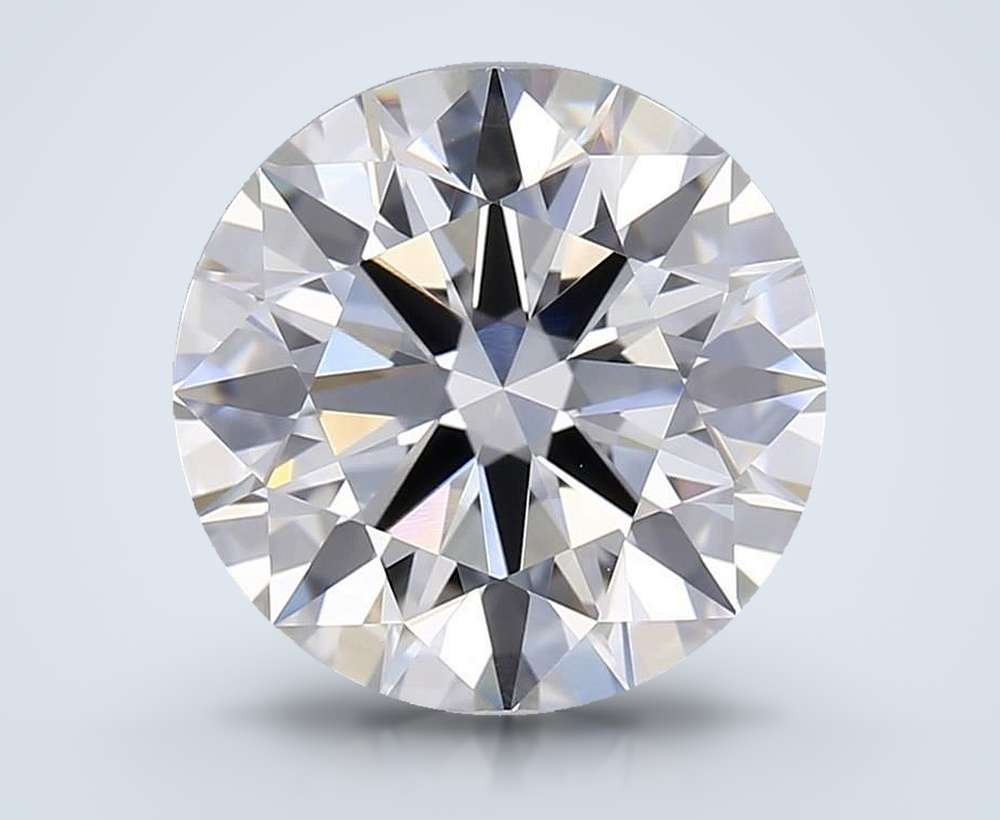 3.01ct G VVS1 Rare Carat Ideal Cut Round Lab Grown Diamond