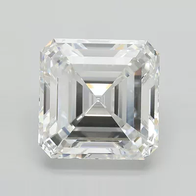 10.84ct F VVS2 Very Good Cut Asscher Lab Grown Diamond