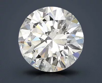 7.02ct I SI2 Rare Carat Ideal Cut Round Diamond