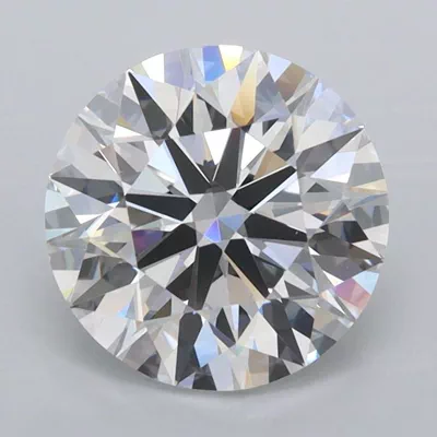 2.42ct D FL Rare Carat Ideal Cut Round Lab Grown Diamond