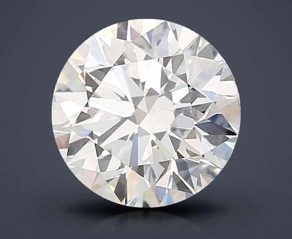 2.07ct D VS1 Rare Carat Ideal Cut Round Lab Grown Diamond