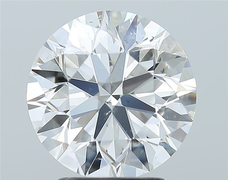 3.01ct H SI1 Excellent Cut Round Diamond