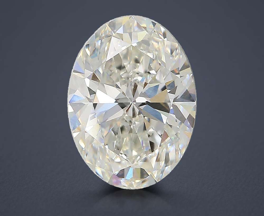 4.10ct G VVS2 Rare Carat Ideal Cut Oval Lab Grown Diamond