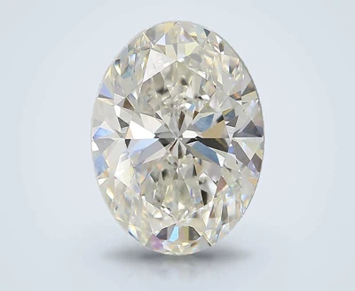 4.10ct G VVS2 Rare Carat Ideal Cut Oval Lab Grown Diamond