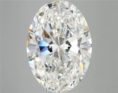 10.19ct F VVS2 Rare Carat Ideal Cut Oval Lab Grown Diamond