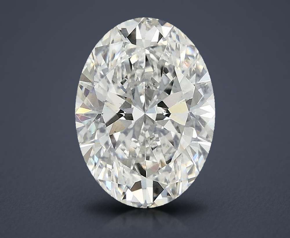 1.58ct E VS2 Rare Carat Ideal Cut Oval Lab Grown Diamond