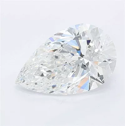 1.52ct D VS2 Rare Carat Ideal Cut Pear Lab Grown Diamond