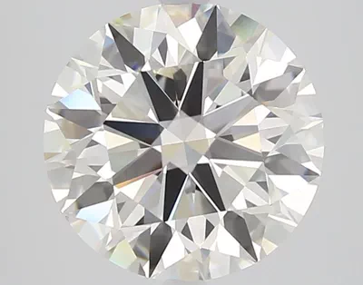 3.01ct K VVS2 Rare Carat Ideal Cut Round Diamond