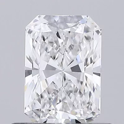 0.50ct E IF Excellent Cut Radiant Lab Grown Diamond
