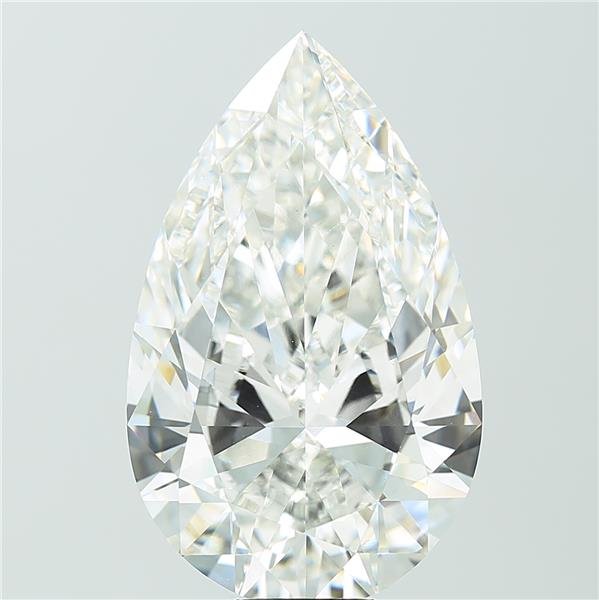 15.02ct F VVS2 Rare Carat Ideal Cut Pear Lab Grown Diamond