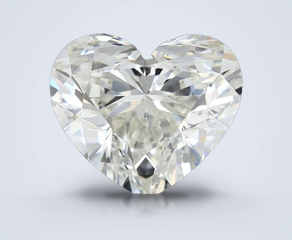 1.01ct K SI1 Rare Carat Ideal Cut Heart Diamond