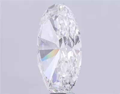 14.58ct F VS1 Rare Carat Ideal Cut Oval Lab Grown Diamond
