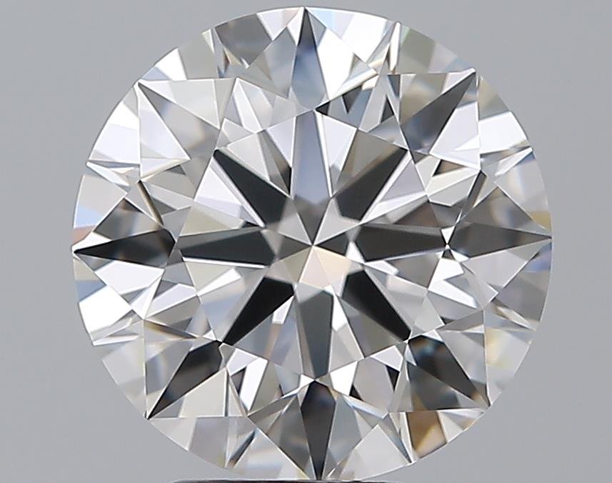 4.03ct H VVS1 Rare Carat Ideal Cut Round Diamond