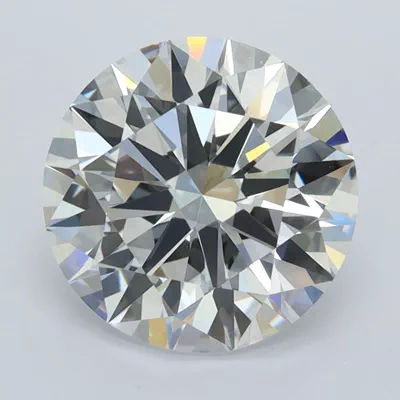 2.71ct D VVS1 Rare Carat Ideal Cut Round Lab Grown Diamond