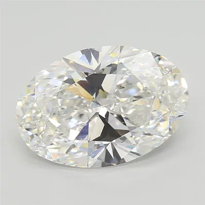 7.03ct E VVS2 Rare Carat Ideal Cut Oval Lab Grown Diamond