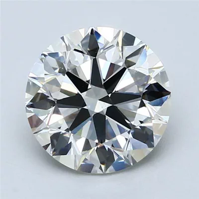 3.01ct J VS2 Rare Carat Ideal Cut Round Diamond
