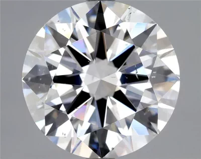 3.01ct D SI1 Rare Carat Ideal Cut Round Diamond
