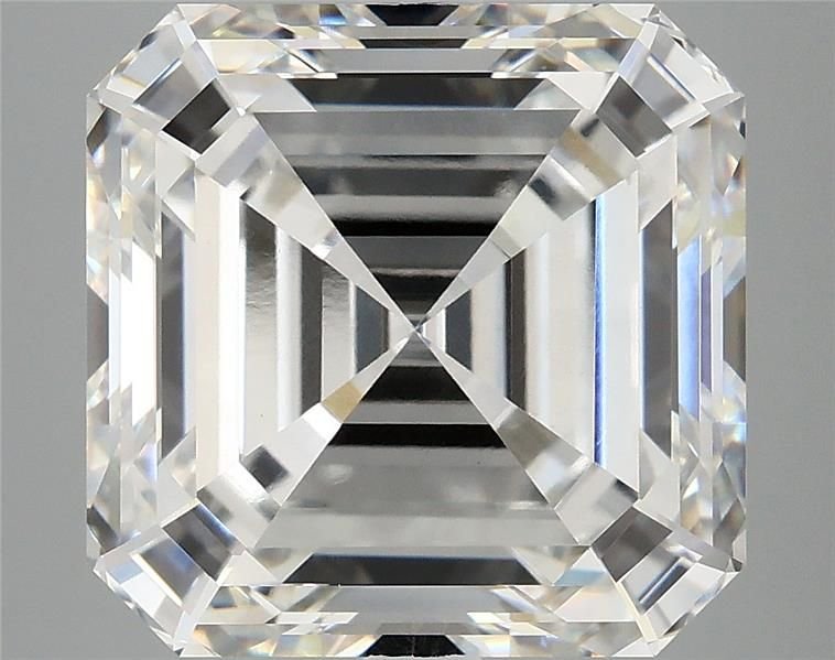 8.14ct F VVS2 Rare Carat Ideal Cut Asscher Lab Grown Diamond