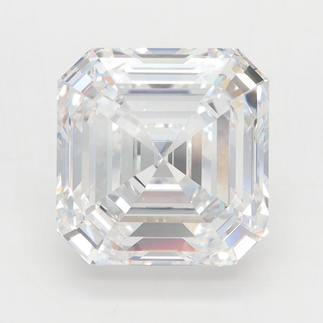 5.02ct D VVS1 Rare Carat Ideal Cut Asscher Lab Grown Diamond