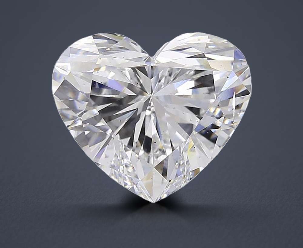 8.02ct E SI1 Rare Carat Ideal Cut Heart Lab Grown Diamond