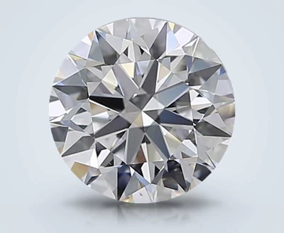 2.24ct D VS2 Rare Carat Ideal Cut Round Diamond