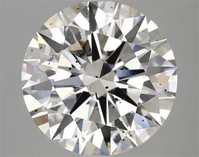 4.01ct F SI2 Rare Carat Ideal Cut Round Lab Grown Diamond