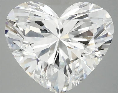 6.34ct E VVS2 Rare Carat Ideal Cut Heart Lab Grown Diamond