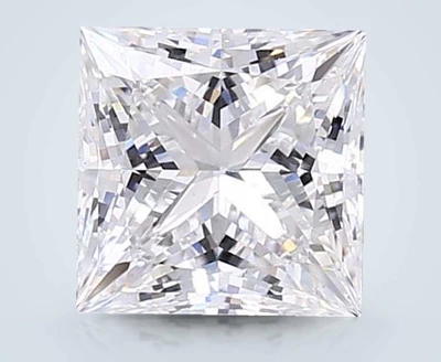 5.07ct F VS1 Rare Carat Ideal Cut Princess Lab Grown Diamond