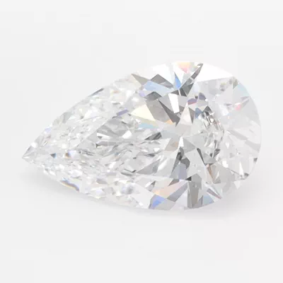 1.59ct D VVS2 Rare Carat Ideal Cut Pear Lab Grown Diamond