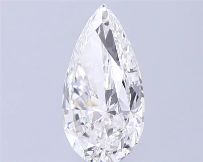 3.06ct F VS1 Rare Carat Ideal Cut Pear Lab Grown Diamond