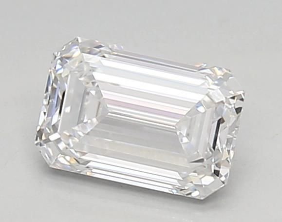0.87ct D VVS1 Rare Carat Ideal Cut Emerald Lab Grown Diamond