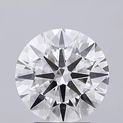 3.08ct G SI1 Rare Carat Ideal Cut Round Lab Grown Diamond