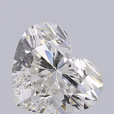 5.09ct F VS1 Rare Carat Ideal Cut Heart Lab Grown Diamond
