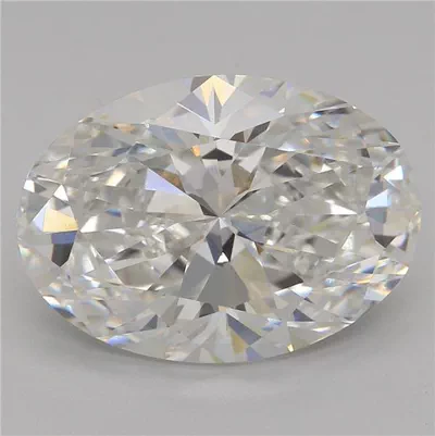 4.05ct F VVS2 Rare Carat Ideal Cut Oval Lab Grown Diamond