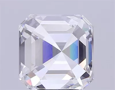 6.08ct F VS1 Excellent Cut Asscher Lab Grown Diamond