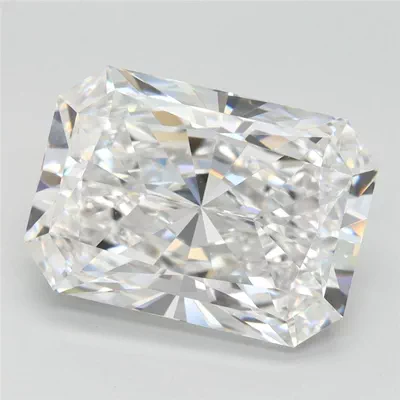 4.29ct D VVS1 Rare Carat Ideal Cut Radiant Lab Grown Diamond