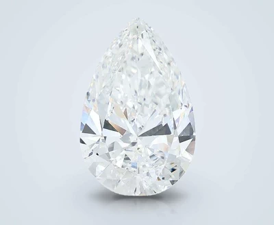10.99ct F VVS2 Very Good Cut Pear Lab Grown Diamond