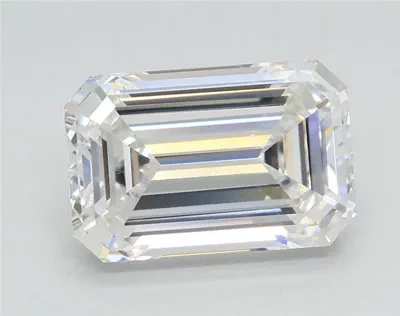 3.02ct F VS1 Rare Carat Ideal Cut Emerald Lab Grown Diamond