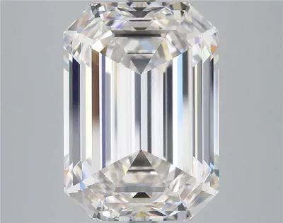 10.13ct I FL Rare Carat Ideal Cut Emerald Diamond