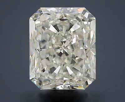 3.02ct J SI2 Rare Carat Ideal Cut Radiant Diamond