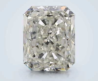 3.02ct J SI2 Rare Carat Ideal Cut Radiant Diamond