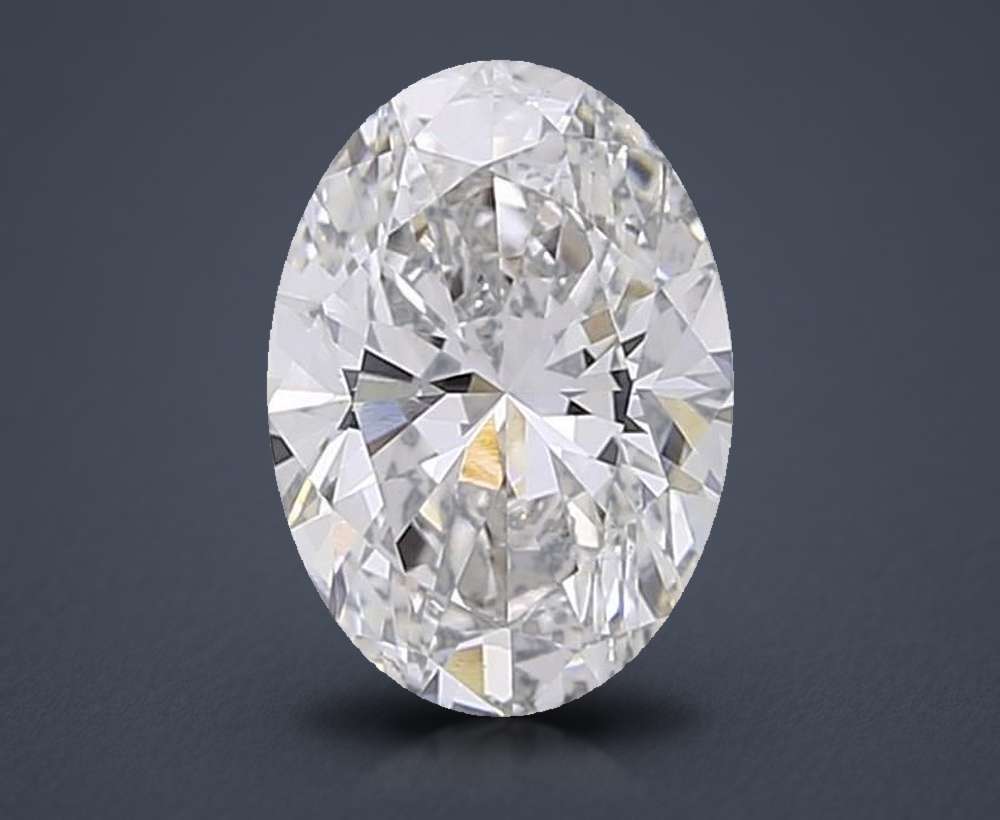 1.55ct G VS1 Rare Carat Ideal Cut Oval Lab Grown Diamond