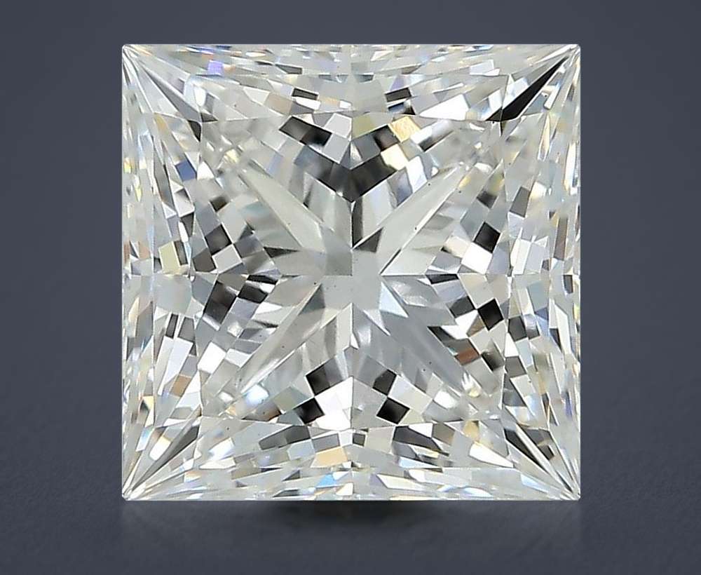 5.05ct G VS1 Rare Carat Ideal Cut Princess Lab Grown Diamond