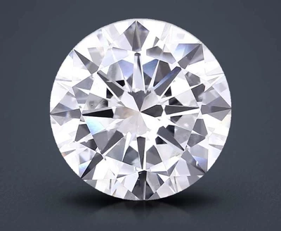 9.02ct F VS2 Very Good Cut Round Lab Grown Diamond