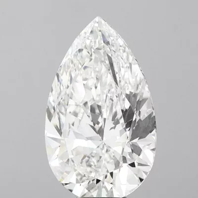 10.05ct F VVS2 Rare Carat Ideal Cut Pear Lab Grown Diamond
