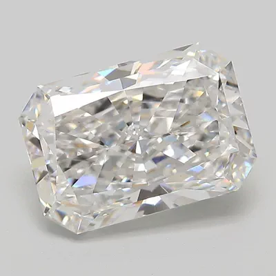3.53ct E VVS2 Rare Carat Ideal Cut Radiant Lab Grown Diamond