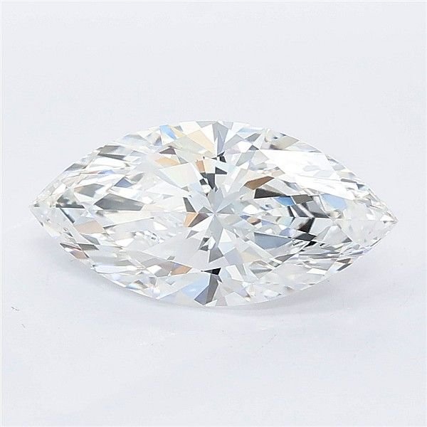 1.76ct D VVS2 Rare Carat Ideal Cut Marquise Lab Grown Diamond