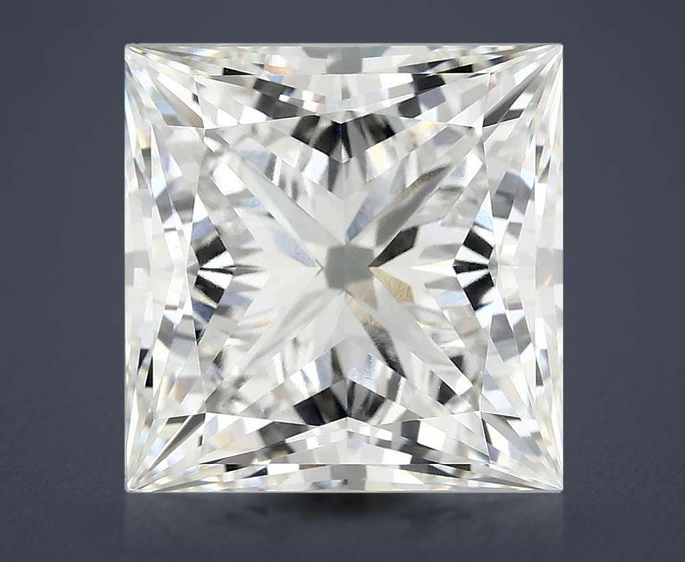 8.21ct E VVS2 Rare Carat Ideal Cut Princess Lab Grown Diamond