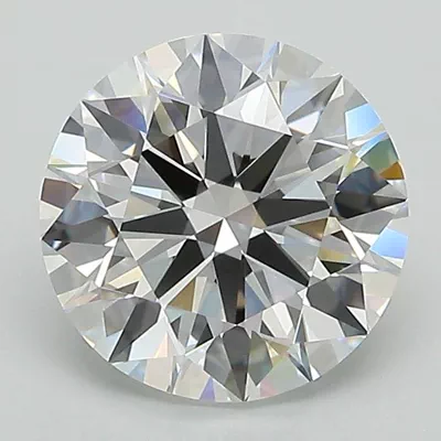 2.08ct E VVS2 Rare Carat Ideal Cut Round Lab Grown Diamond
