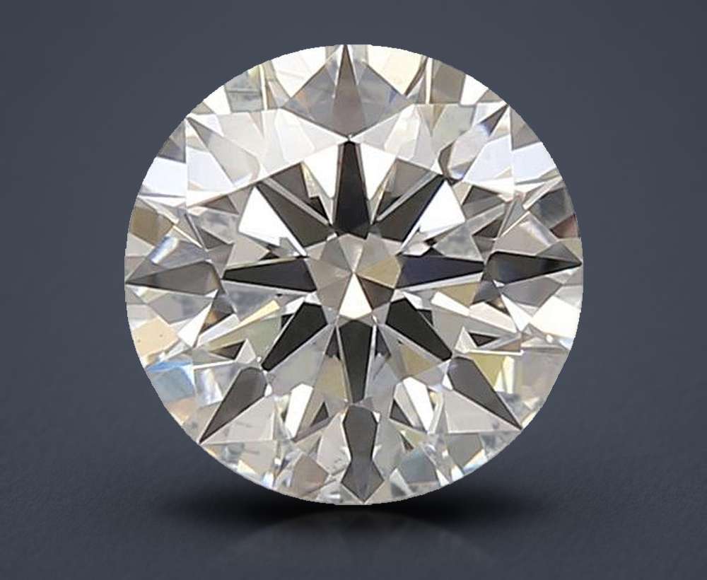 2.08ct E VS2 Rare Carat Ideal Cut Round Lab Grown Diamond